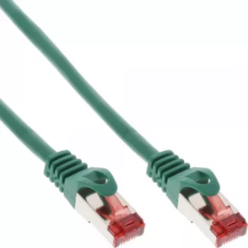 InLine Patchkabel S/FTP PiMF Cat.6 250MHz PVC CCA groen 0,5m