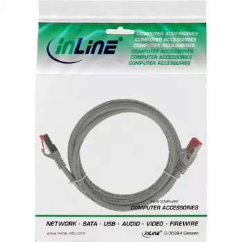 InLine Patchkabel S/FTP PiMF Cat.6 250MHz PVC CCA grijs 2m