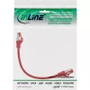 InLine patchkabel S/FTP PiMF Cat.6 250MHz PVC CCA rood 0,25m