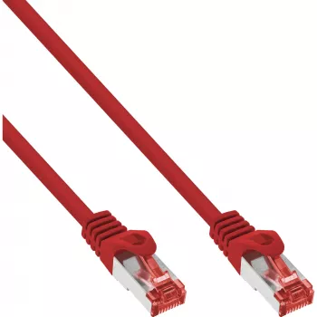InLine patchkabel S/FTP PiMF Cat.6 250MHz PVC CCA rood 1,5m