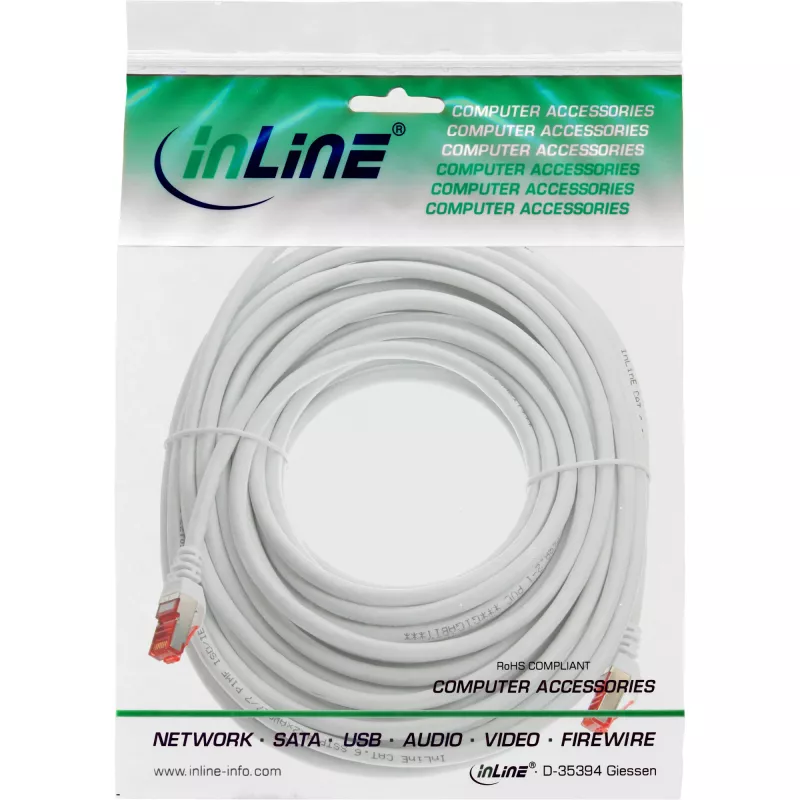 InLine patchkabel S/FTP PiMF Cat.6 250MHz PVC CCA wit 10m