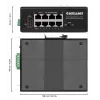 Industriële switch Intellinet 8-poorts Gigabit Ethernet PoE+