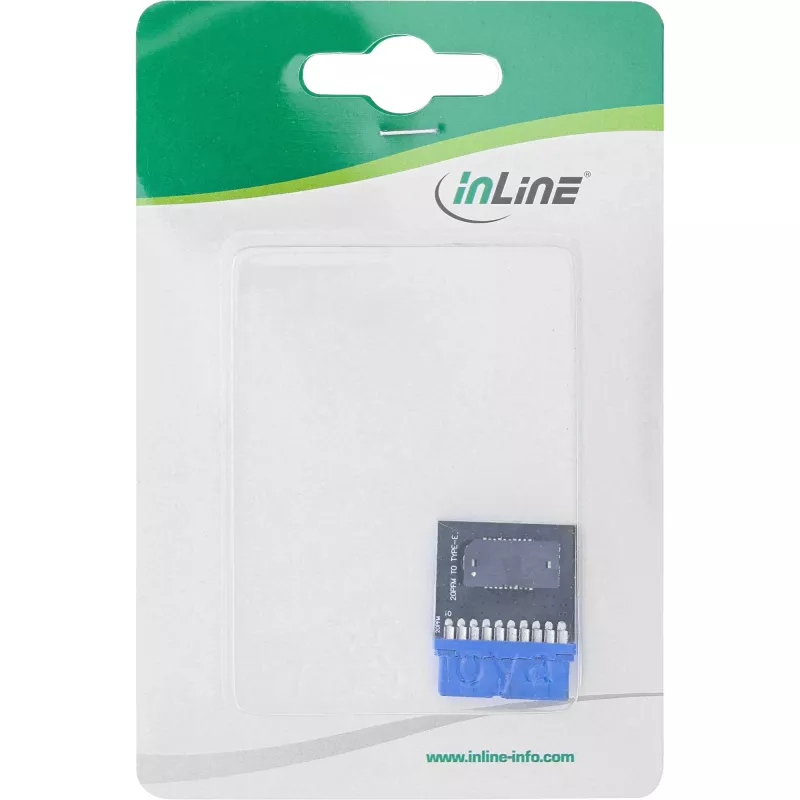 InLine USB 3.0 naar USB 3.1 frontpaneel Key-B adapter intern meerkleurig