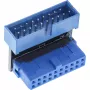 InLine USB 3.0 adapter intern, stekker-/busverbinding, naar beneden gehoekt