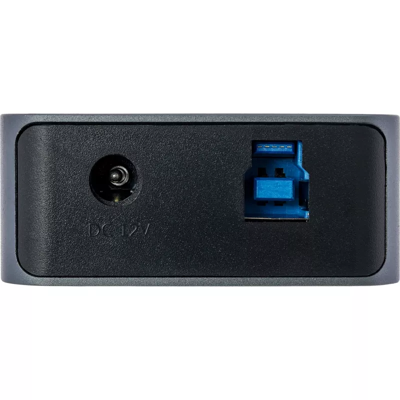 InLine USB 3.2 Gen.1 hub, 7-poorts, met schakelaar, aluminium, grijs, met voeding