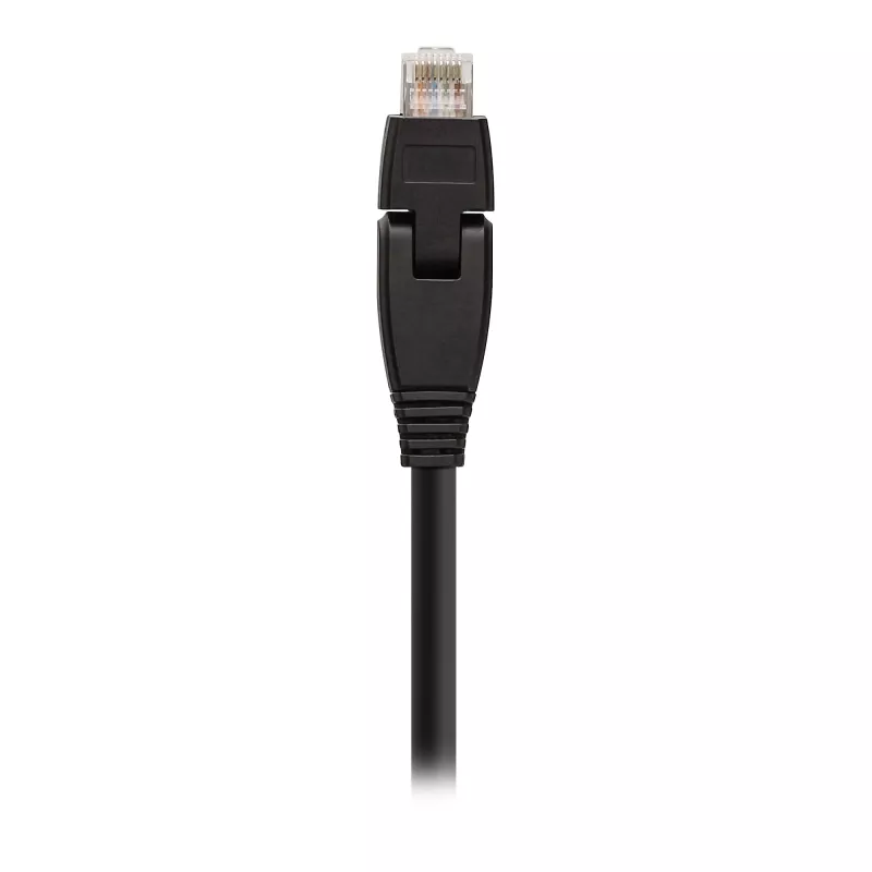 InLine 180° patchkabel S/FTP PiMF Cat.6A 500MHz halogeenvrij koper zwart 1m