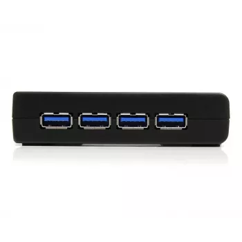 StarTech.com 4-poorts zwart SuperSpeed USB 3.0 hub, USB 3.2 Gen 1 (3.1 Gen 1) Type-A, 5000 Mbit/s, zwart, power, 5 V, 2 A