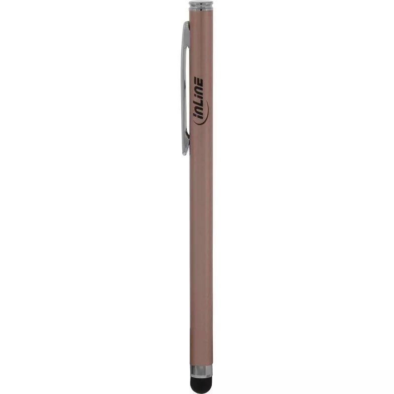 Stylus Pen InLine 55467G voor touchscreens smartphone tablet roze