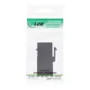 InLine USB 3.1 snap-in module, USB-A bus/bus, zwarte behuizing