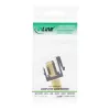 InLine Keystone-inbouwadapter, voor satellietkabel, 2x F-bus, zwart