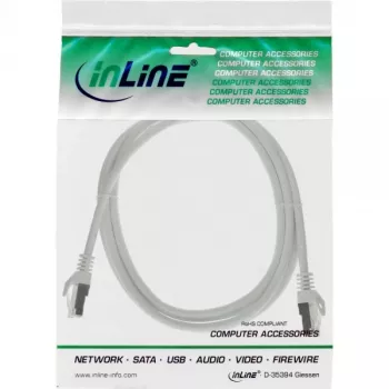 InLine patchkabel SF/UTP Cat.5e wit 0,3m