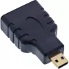 InLine HDMI-adapter HDMI-A-bus / HDMI-D-stekker, 4K/60Hz, verguld