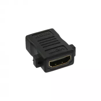 InLine HDMI-inbouwadapter HDMI A-bus / bus verguld, 4K2K