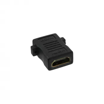 InLine HDMI-inbouwadapter HDMI A-bus / bus verguld, 4K2K