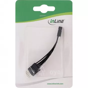 InLine USB interne verlengkabel 2x 5-pins male / female direct, 0.05m