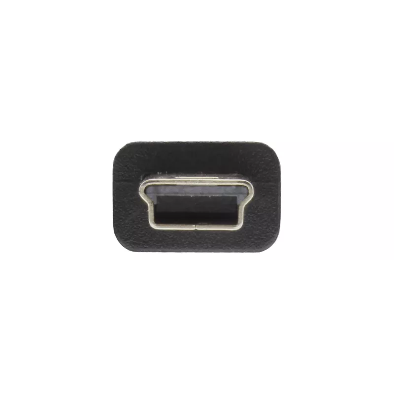 InLine USB 2.0 mini-kabel U-stekker type A / Mini B-stekker, 5-pins, zwart, 0,3 m
