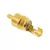 InLine RCA metalen stekker, male, om te solderen, zilver, rode ring, voor 6-mm-kabel