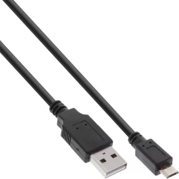 InLine Micro-USB 2.0 snellaadkabel USB Type-A stekker / Micro-B stekker, 1,8 m