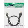 InLine HDMI-kabel, High Speed HDMI-kabel, M/M, zwart, vergulde contacten, 15 m