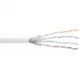 InLine patchkabel S/FTP PiMF Cat.6 AWG27 PVC CU 100 m, wit