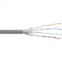 InLine patchkabel S/FTP PiMF Cat.6 grijs AWG27 PVC CU 100 m