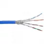 InLine Ethernet-patchkabel Cat6 S/FTP PiMF AWG27 PVC, 100 m, blauw