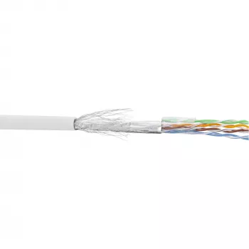 InLine patchkabel SF/UTP Cat.5e AWG26 CCA PVC wit 100 m