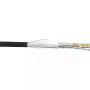 InLine patchkabel SF/UTP Cat.5e AWG26 CCA PVC zwart 100 m