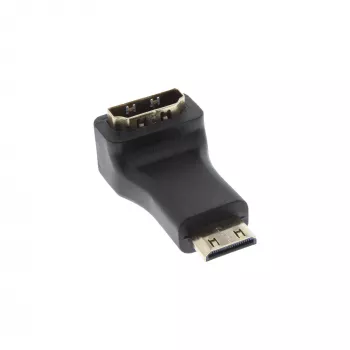 InLine HDMI-adapter Type-A bus / Type-C stekker haaks 17690K