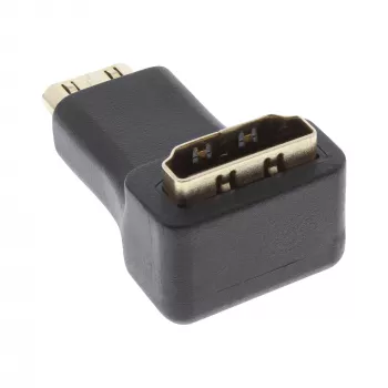 InLine HDMI-adapter Type-A bus / Type-C stekker haaks 17690K
