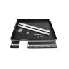 StarTech.com 1U uitschuifbare serverrack-toetsenbordlade, 55 lbs (25 kg), 22 inch (55 cm) diepe stalen uitschuif voor 19-inch AV-, netwerkapparatuurrack