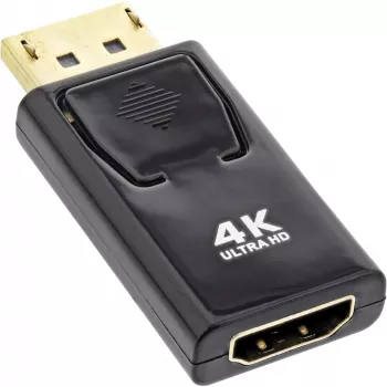 InLine converter DisplayPort stekker / HDMI bus, 4K/60Hz, met audio