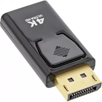 InLine converter DisplayPort stekker / HDMI bus, 4K/60Hz, met audio