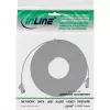 InLine platte patchkabel, U/FTP, Cat.6A, TPE halogeenvrij, grijs, 15 m