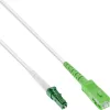 InLine glasvezel-simplexkabel, FTTH, LC/APC8° naar SC/APC8° 9/125µm OS2 0,5m