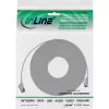 InLine patchkabel plat, U/FTP, Cat.8.1, TPE halogeenvrij, grijs, 5m