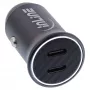 InLine USB-autolader Power Delivery, 2x USB-C, zwart