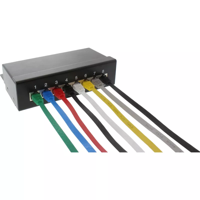 InLine platte ultraslim patchkabel U/UTP Cat.6 gigabit-geschikt wit 2m