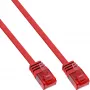 InLine platte ultraslim patchkabel U/UTP Cat.6 gigabit-geschikt rood 3m