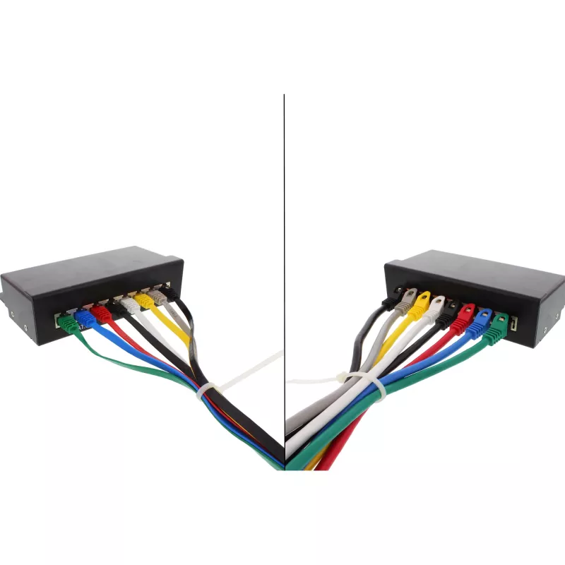 InLine platte ultraslim patchkabel U/UTP Cat.6 gigabit-geschikt grijs 7 m
