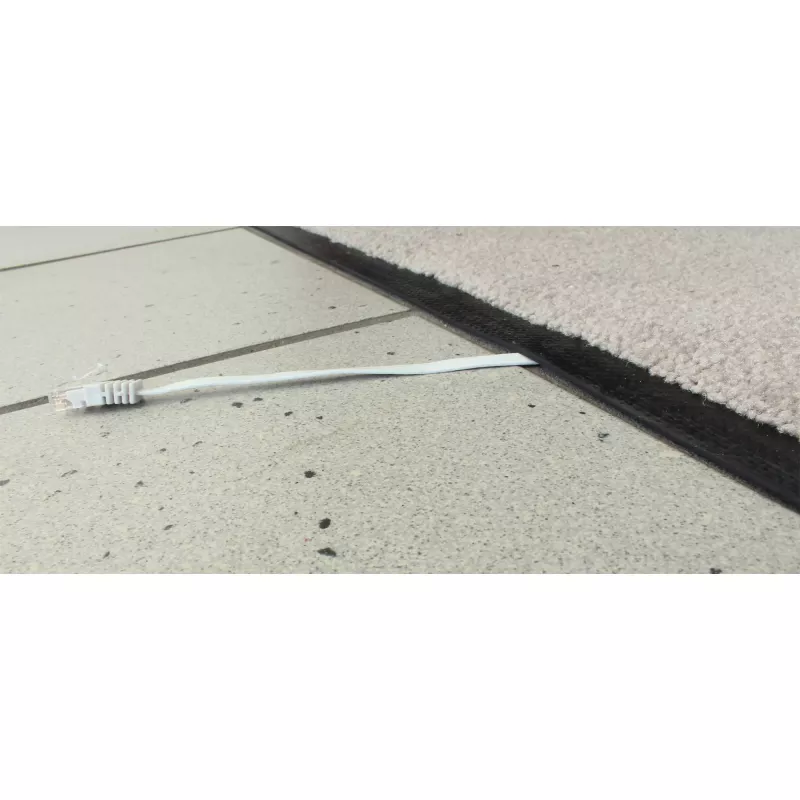 InLine platte ultraslim patchkabel U/UTP Cat.6 gigabit-geschikt grijs 1m