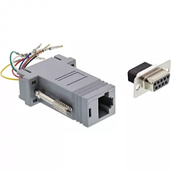 InLine adapter 9-pins Sub-D-bus naar RJ45-bus 68889B InLine