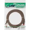 InLine patchkabel S/FTP PiMF Cat.6 250MHz PVC koper bruin 25m