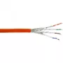 InLine installatiekabel Cat.7a PiMF 4x2x0.58 AWG23, 1200MHz, LSZH, 50m