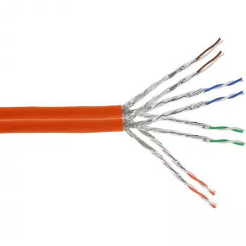 InLine duplex-installatiekabel S/FTP PiMF Cat.7a AWG23 1200MHz, LSOH, 500m