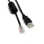 StarTech.com USBUPS06 vervangende USB-kabel voor Smart UPS AP9827, USB (M) naar RJ-45 10-polig (M), 1,8 m (6 ft), zwart