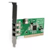 StarTech.com 4-poorts PCI 1394a FireWire-adapterkaart – 3 extern, 1 intern