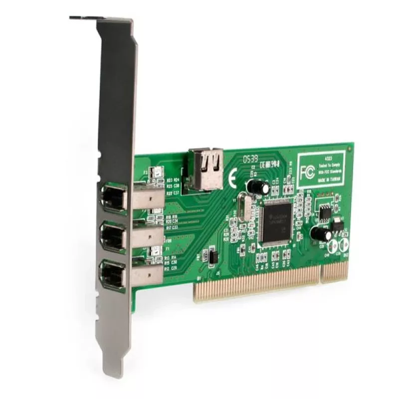 StarTech.com 4-poorts PCI 1394a FireWire-adapterkaart – 3 extern, 1 intern