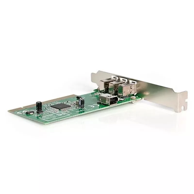 StarTech.com 4-poorts PCI 1394a FireWire-adapterkaart – 3 extern, 1 intern