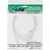 InLine stroomkabel, Euro male / Euro8 male, wit, 1,5 m
